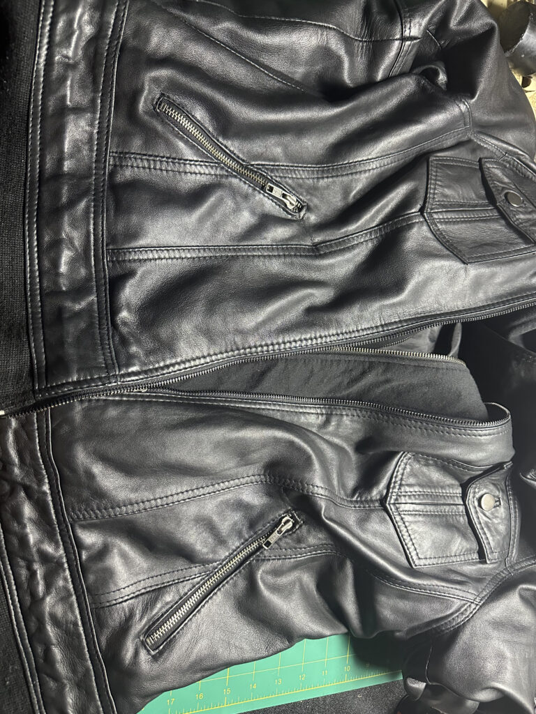 Leather Jacket After Repair