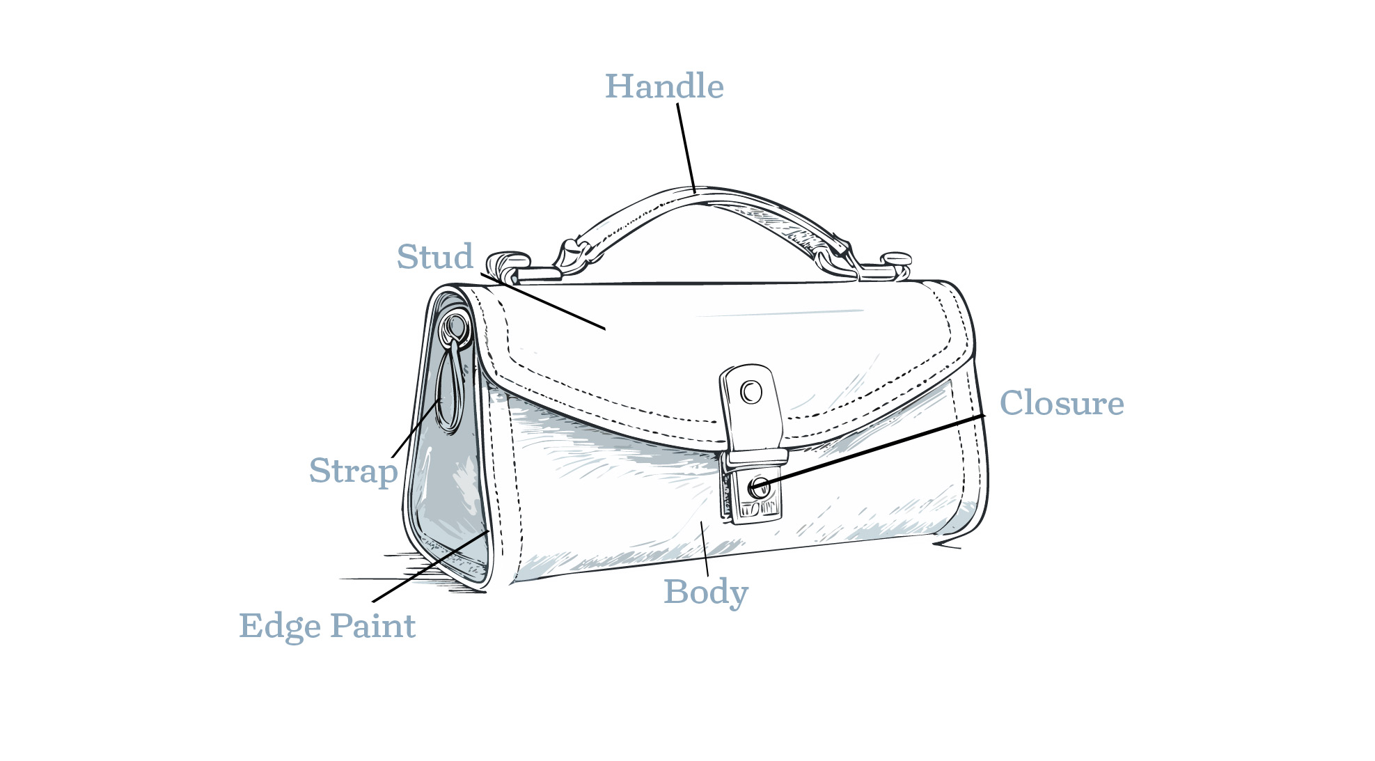 Purse White sketch