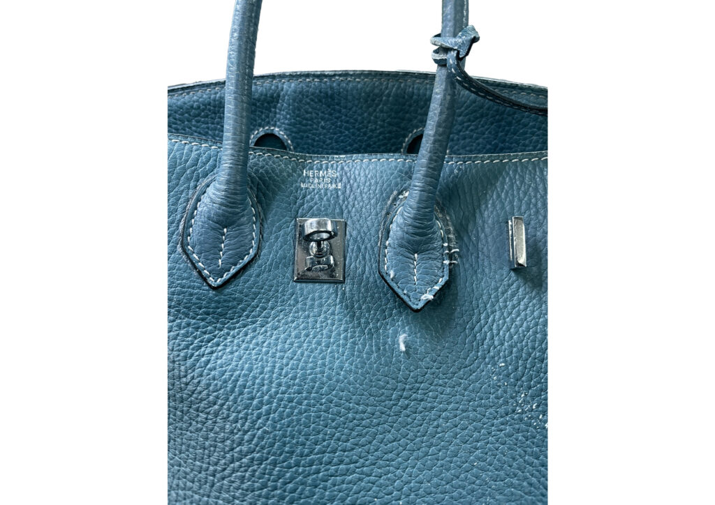 hermes blue bag before